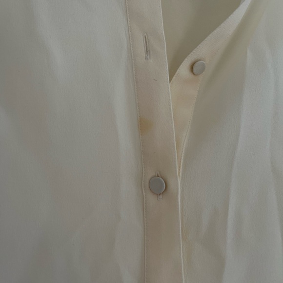 Saint Laurent cream Blouse with frilly sleeves - Picture 7 of 8